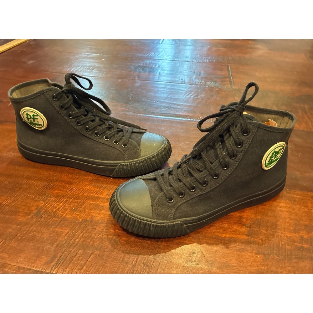 PF Flyers Center Hi 'Sandlot' Sneakers MC2001SD Mens 9 Black Canvas High Top